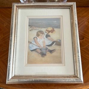 Mary Cassatt “Children Playing on the Beach”